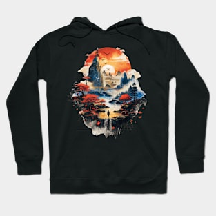 Immersive Fantasy Landscape Hoodie